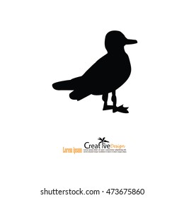 bird icon.vector illustration.