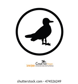 bird icon.vector illustration.