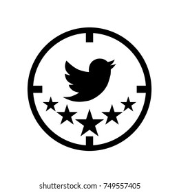 bird icon,vector illustration