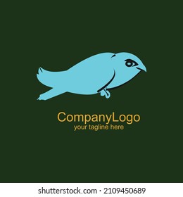 bird illustration for design and tagline company