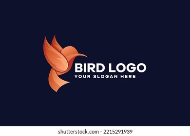 Bird Illustration Logo Icon Design
