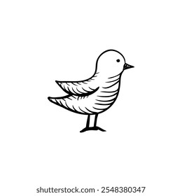 Bird Illustration Representing Nature, Freedom, and Beauty of Wildlife