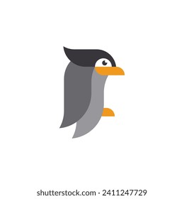 Bird illustration vector logo design template