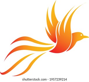 bird image vector for logo or icon, clipart, template.