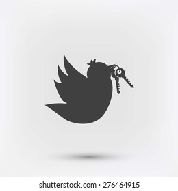  Bird with the keys icon