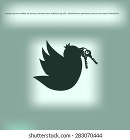  Bird with the keys icon