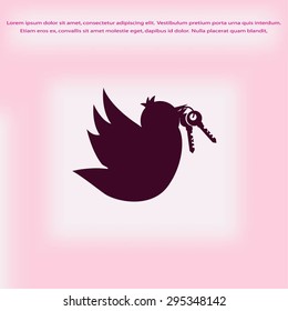  Bird with the keys icon