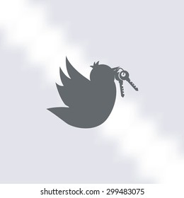  Bird with the keys icon