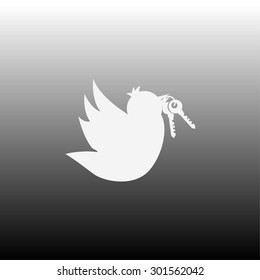  Bird with the keys icon