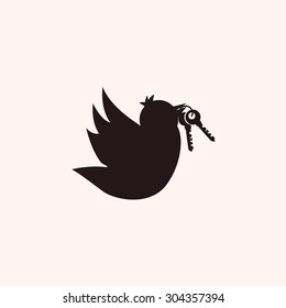  Bird with the keys icon