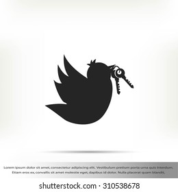  Bird with the keys icon
