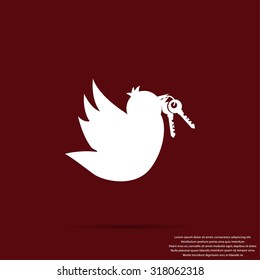  Bird with the keys icon