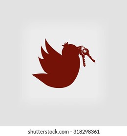  Bird with the keys icon