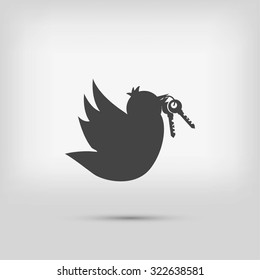  Bird with the keys icon