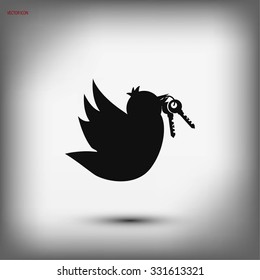  Bird with the keys icon