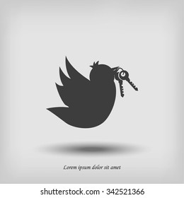  Bird with the keys icon