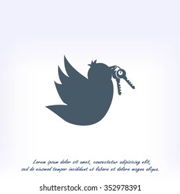  Bird with the keys icon
