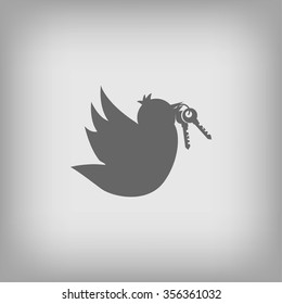  Bird with the keys icon