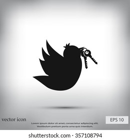  Bird with the keys icon