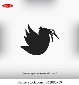  Bird with the keys icon