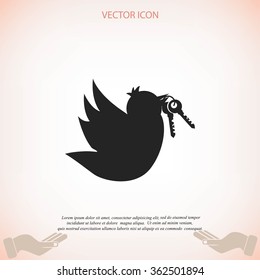  Bird with the keys icon