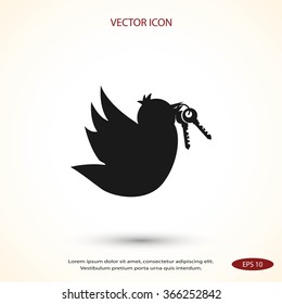  Bird with the keys icon