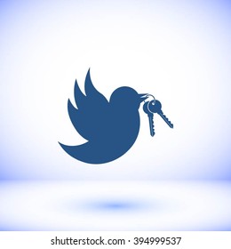  Bird with the keys icon