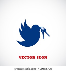  Bird with the keys icon