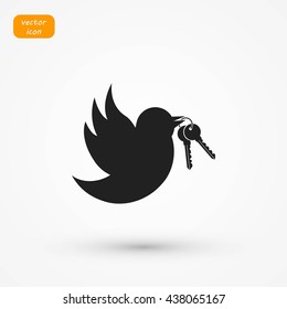  Bird with the keys icon