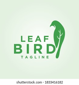 inspiraciones en el diseño del logotipo de aves y hojas