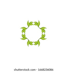 bird leaf logo vector icon template Luxury Golden mandala icon logo design template with floral-leaf ornament