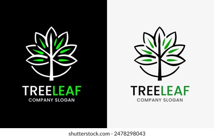 Bird leaf, tree bird, bird icon, leaf icon, minimalist logo design sample greed idea