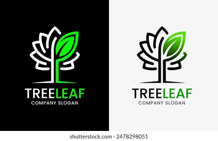 Bird leaf, tree bird, bird icon, leaf icon, minimalist logo design sample greed idea
