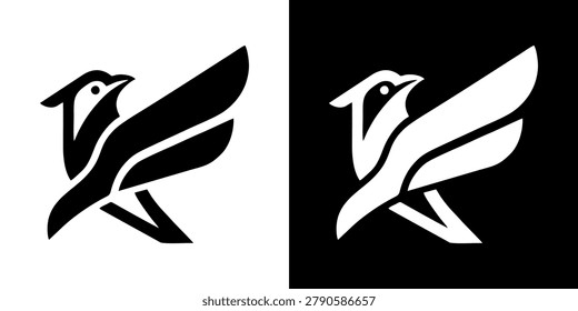 bird, letter f, design, vector, clean, simple, unique