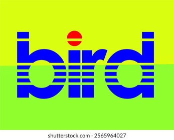 BIRD lettering vector for growing products