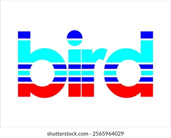 BIRD lettering vector for growing products