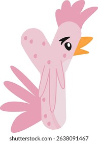Bird Letters and Numbers Chicken Turkey Font