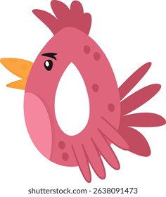 Bird Letters and Numbers Chicken Turkey Font