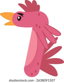 Bird Letters and Numbers Chicken Turkey Font