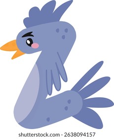 Bird Letters and Numbers Chicken Turkey Font