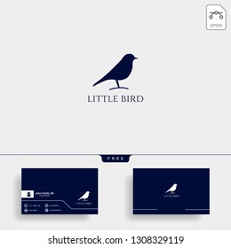 bird line art logo template vector icon element isolated