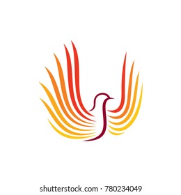 bird line art logo vector