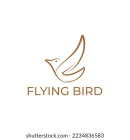 bird line art vector illustration