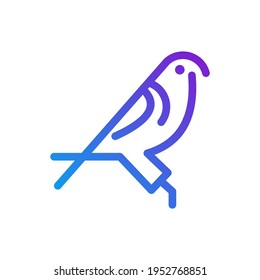 bird line design Logo Template Vector