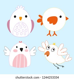 bird line drawing vector design for kid