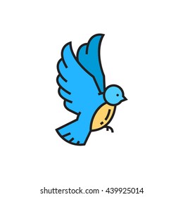 Bird Line Icon