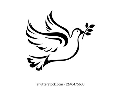 Bird line icon. Animals Vector