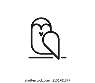 Bird line icon. Vector symbol in trendy flat style on white background. Bird sing for design.