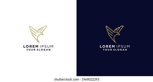 bird line logo design inspiration