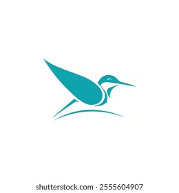 bird line vector logo design icon